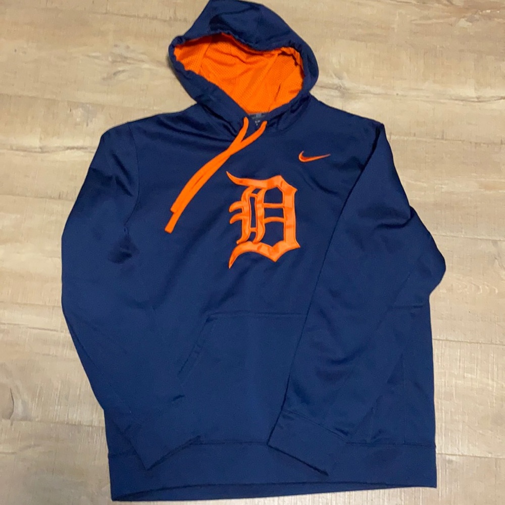 Nike Therma Fit Mens L Detroit Tiger Hoodie